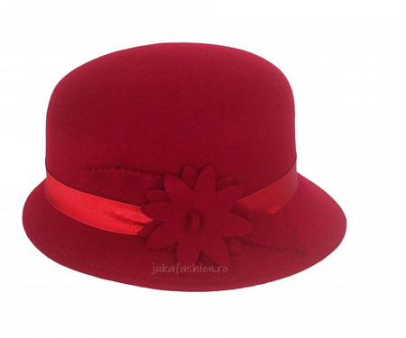 Palarie Eleganta "Ecaterina" Rosie by JukaFashion.ro