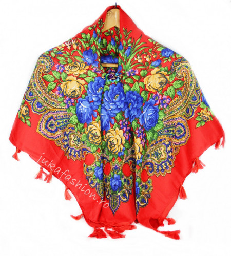 Sal Traditional "Tanya" Rosu by jukafashion.ro