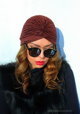 Turban Dama "Juka" Maron by JukaFashion.ro (2018)