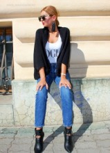 Cardigan 'Bolero" Negru by JukaFashion.ro (2018) - Img 2
