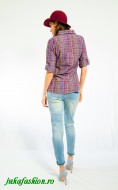 OFERTA PROMO : Camasa Carouri Dama "Miss Purple" by JukaFashion.ro cod 0093 - Img 7
