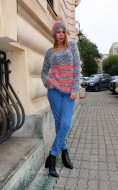 OFERTA PROMO : Pulover 'Cozy Grey" by JukaFashion.ro cod 01001 - Img 2