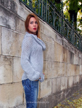 Pulover Dama "Cosmo" Grey by JukaFashion.ro cod Z5 - Img 4