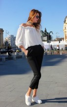 Bluza  Dama " Amore" White Ed. by JukaFashion.ro cod MM01 - Img 2