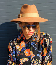 palarie femei fedora fetru dama 