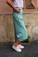 *Pantaloni Dama "Summer Mood" Mint  by JukaFashion.ro cod H68 - Img 4