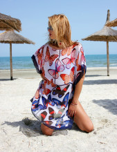 rochie plaja tip pareo dama