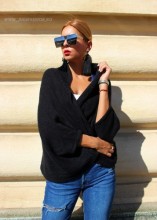 Cardigan 'Bolero" Negru by JukaFashion.ro (2018) - Img 1