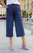 Pantaloni Dama "Summer Mood" Denim  by JukaFashion.ro cod H67 - Img 1