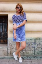 Rochie  Dama "Bloom" Marine by JukaFashion.ro cod C556 - Img 1