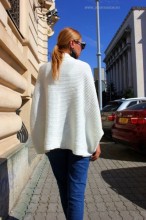 Cardigan 'Bolero" Alb by JukaFashion.ro (2018) - Img 3