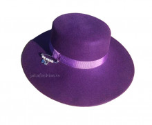 palarie femei fedora fetru dama 