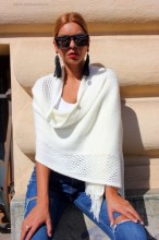 Poncho Dama "Lolita" Alb by JukaFashion.ro (2018) - Img 3