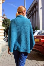 Cardigan 'Bolero" Turcoaz by JukaFashion.ro (2018) - Img 3