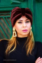 Cauti turbanul perfect? La noi sigur il gasesti! turban catifea elegant