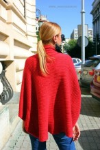 Cardigan 'Bolero" Rosu Glitter by JukaFashion.ro (2018) - Img 1
