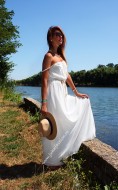 Rochie  "Lady White" by JukaFashion.ro cod 195B - Img 7
