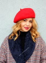 Cauti basca tipic frantuzeasca? Calitate la cel mai bun pret! basca dama fetru lana 