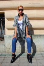 Cardigan 'Azteca" Black by JukaFashion.ro (2018) - Img 2