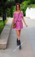 Rochie  "Hippie" Pink by JukaFashion.ro cod 75B - Img 2