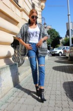 Cardigan 'Azteca" Black by JukaFashion.ro (2018) - Img 3