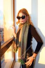 *Sal Esarfa Pashmina "Motivi" Army by jukafashion.ro (2018) - Img 2