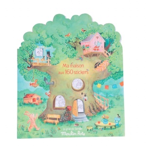 Carte de colorat cu stickere Marea familie, Moulin Roty - Img 8