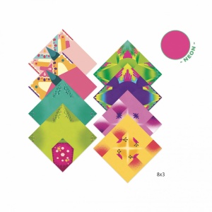 DJ08754-Joc creativ origami Animale si flori exotice, Djeco