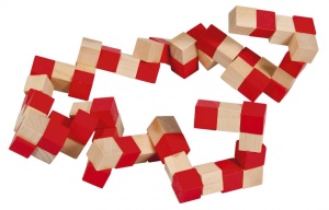 Fr_17192-Test IQ Puzzle 3D din lemn, Fridolin
