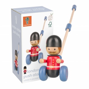 Jucarie de impins soldat londonez, Orange Tree Toys - Img 2
