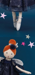 Papusa zana balerina Celeste, Moulin Roty - Img 4