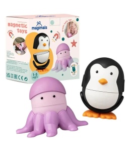 Joc cu magneti Magimals Pinguin si caracatita - Img 6