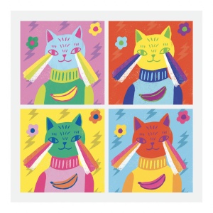 DJ09371-Planse colaj Pop Art Inspired by Andy Warhol,  Djeco