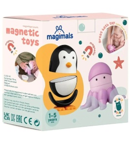 Joc cu magneti Magimals Pinguin si caracatita - Img 13