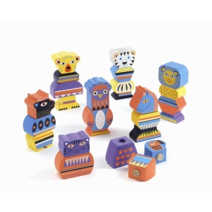 DJ06430-Set de construit figurine animale Zetribu, Djeco