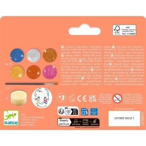 DJ09232-Trusa make-up culori metalice non alergice, Djeco