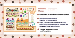 DJ00075 -Joc creativ mozaic cu prajiturele, Djeco