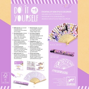 DJ07945-Joc creativ DIY Evantai Frumusețea pădurii, Djeco