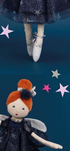 Papusa zana balerina Celeste, Moulin Roty - Img 2