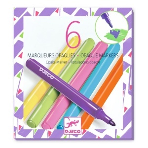 Set 6 markere opace, Djeco