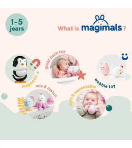 Joc cu magneti Magimals Pinguin si caracatita - Img 4