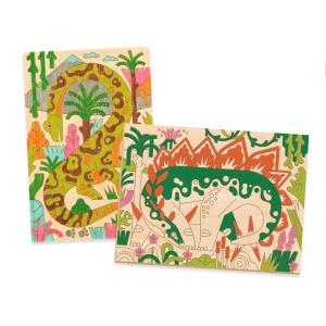 DJ08739-Atelier de pictura pe lemn Dinozauri, Djeco