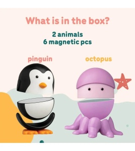 Joc cu magneti Magimals Pinguin si caracatita - Img 8