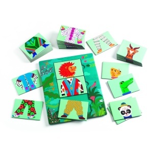 Piese de joc Mix & Match – combină capul, corpul și picioarele animalelor
