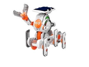 Robot solar insecta din kitul STEM SolarBots în mișcare