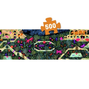 Puzzle artistic 500 piese cu pisici