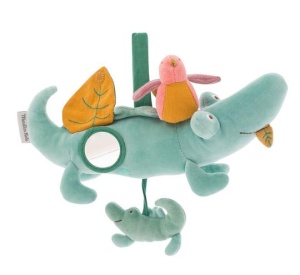 Jucarie senzoriala bebe Crocodilul cu activitati, Moulin Roty - Img 3