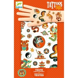 Tatuaje temporare Djeco - Tematica arte martiale