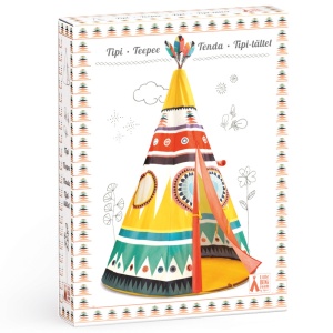 DD04491-Cort indian cu usa care se inchideTeepee, Djeco