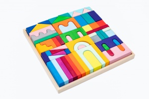 Set Handmade, Constructor din Lemn Didu